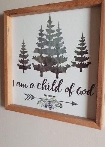 Bej Ahşap Çerçeveli Doğa Temalı Duvar Panoları - Görsel 4