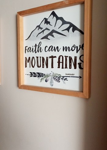 Bej Ahşap Çerçeveli Doğa Temalı Duvar Panoları - Görsel 2