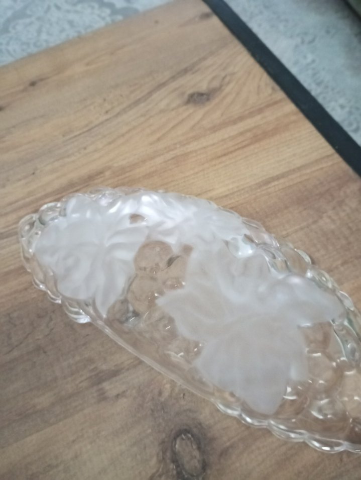 Buzlu cam,antika gondol, şekerlik, çerezlik - Görsel 2