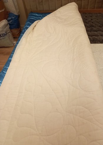 bebe mavisi çeyizlik cift kisilik pamuk yorgan - Görsel 7