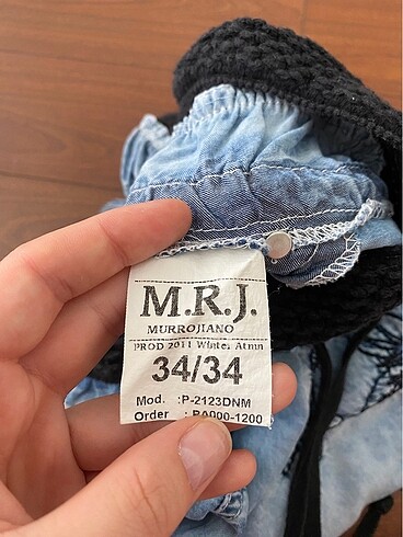 34 Beden mavi Renk Pantolon