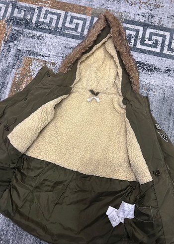 Kahverengi Kürklü Erkek Çocuk Kaban - Görsel 6