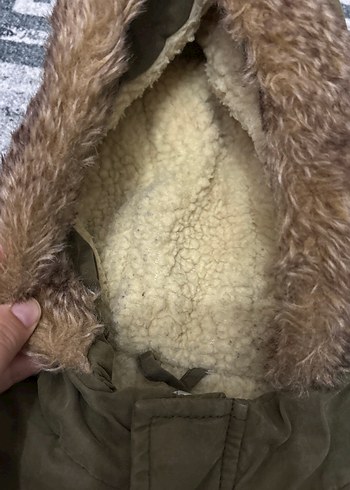 Kahverengi Kürklü Erkek Çocuk Kaban - Görsel 4