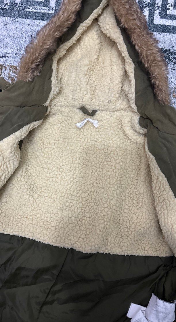 Kahverengi Kürklü Erkek Çocuk Kaban - Görsel 5