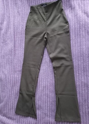 Trendyol & Milla Haki yeşil kumaş pantolon 