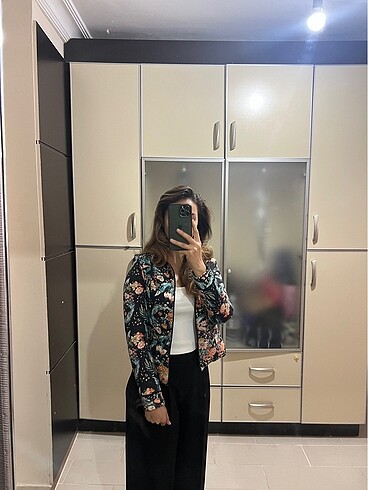 s Beden PULL&BEAR çiçekli ceket