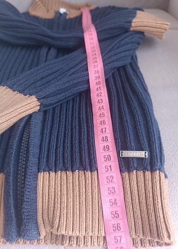 xs Beden Esprit Fitilli Erkek Triko Hırka