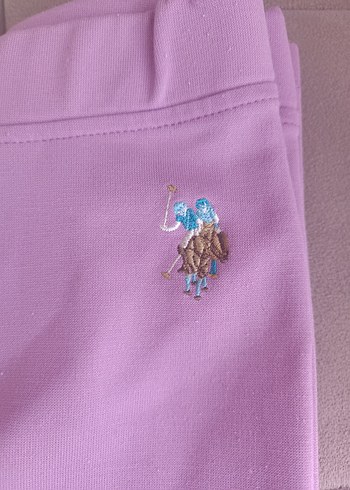 4 Yaş Beden U.S. POLO ASSN. Kız Çocuk Mor Tayt
