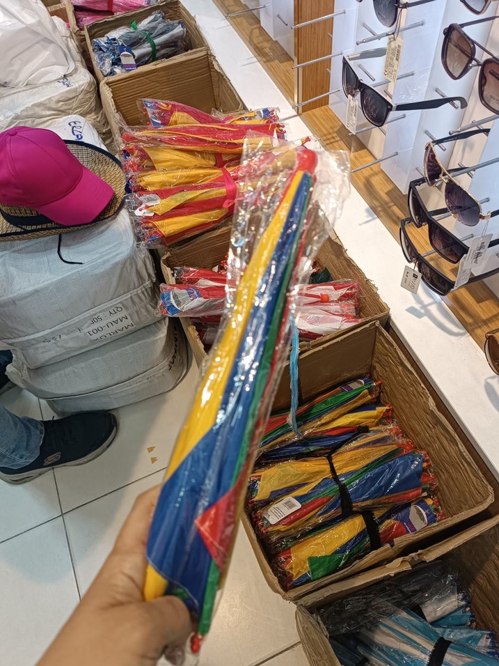 Unisex Renkli Kafa Şemsiyesi - Görsel 4