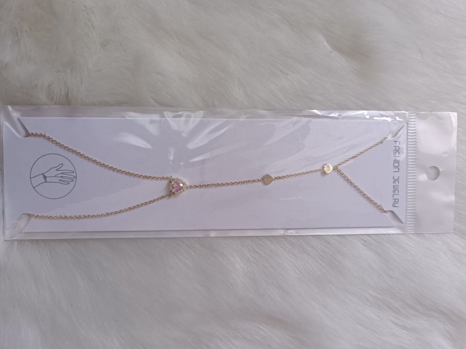 Şahmeran Altın Renkli Zincir Detaylı Kadın El Zinciri - Görsel 3