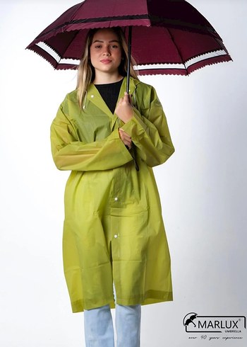 Hobbs Bordo Dantel Detaylı Kadın Şemsiye - Görsel 4