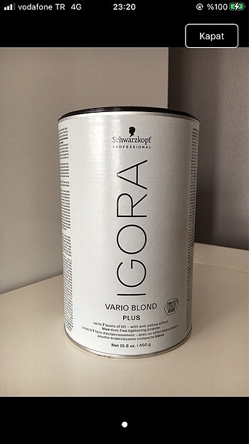Schwarzkopf ıgora varıo BLOND PLUS 450gr