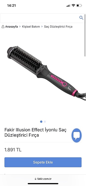 Fakir illusıon taraklı düzleştirici