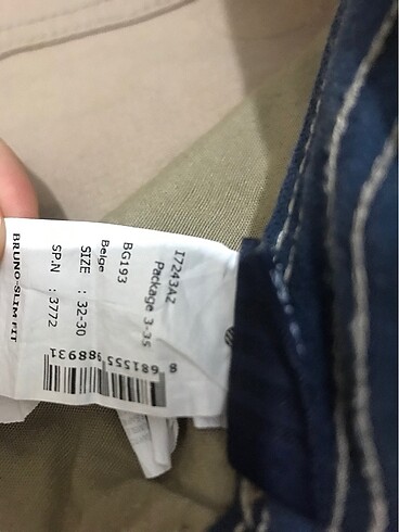 32 Beden camel Renk Boru paça pantolon