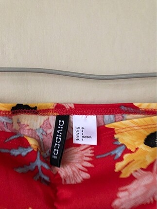xs Beden Çiçekli elbise