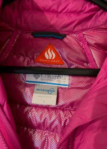 Columbia Fermuarlı Pembe Kadın Mont - Görsel 2