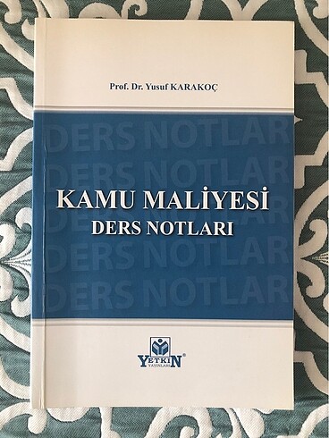 Kamu Maliyesi Ders Notları