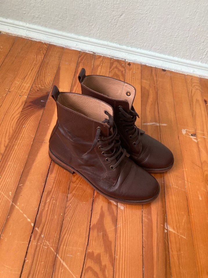 %100 dana derisi postal bot - Görsel 4