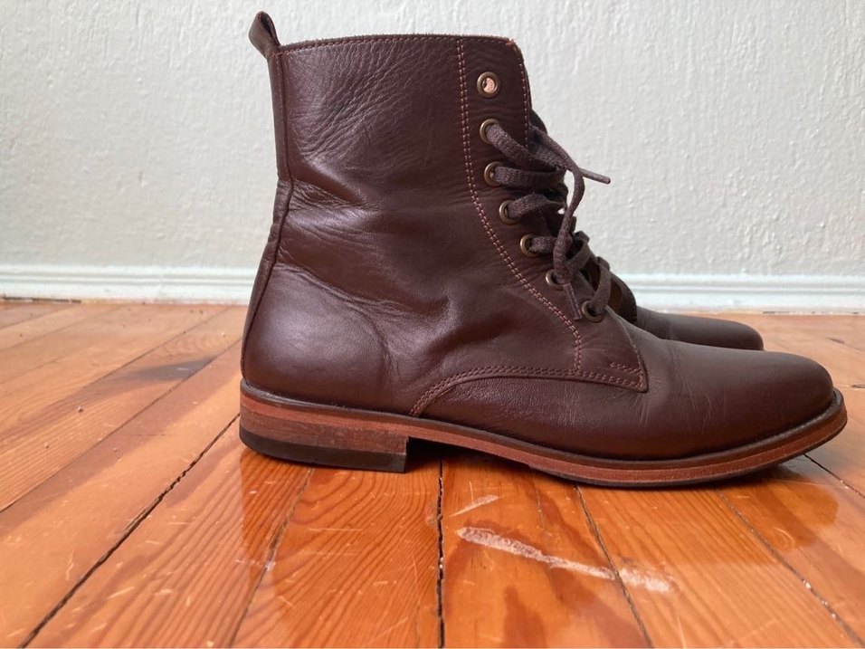 %100 dana derisi postal bot - Görsel 2