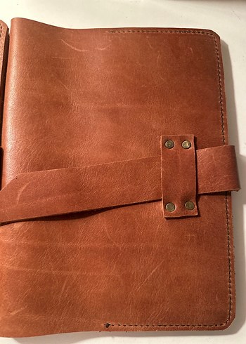 Hakiki %100 dana derisi defter ajanda kitap kılıfı - Görsel 4