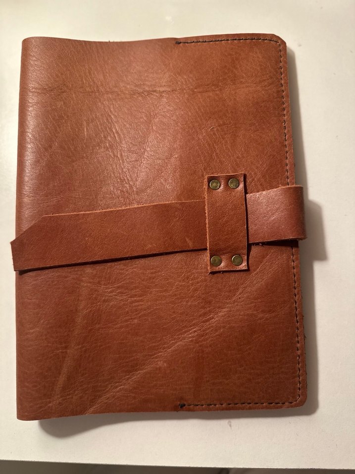 Hakiki %100 dana derisi defter ajanda kitap kılıfı - Görsel 5