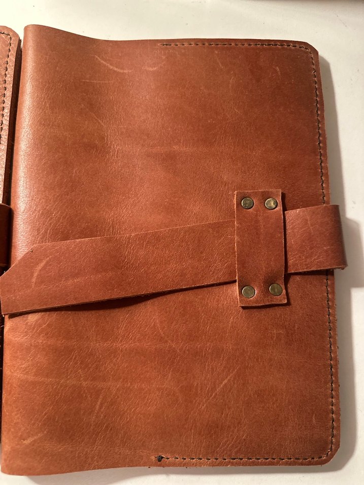 Hakiki %100 dana derisi defter ajanda kitap kılıfı - Görsel 4