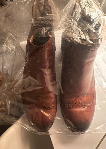 Clarks Kahverengi Deri Bot - Görsel 6