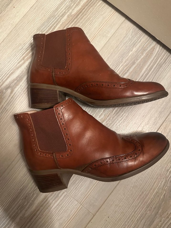 Clarks Kahverengi Deri Bot - Görsel 5