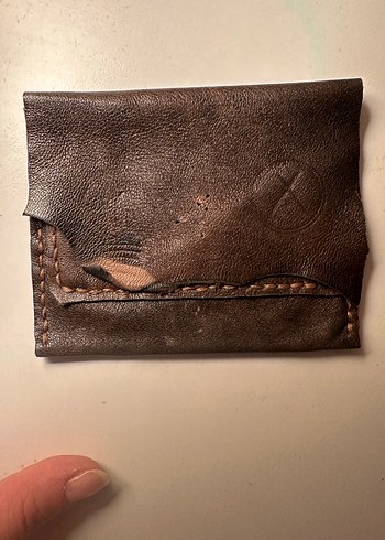 Kahverengi Vintage Cüzdan - Görsel 2