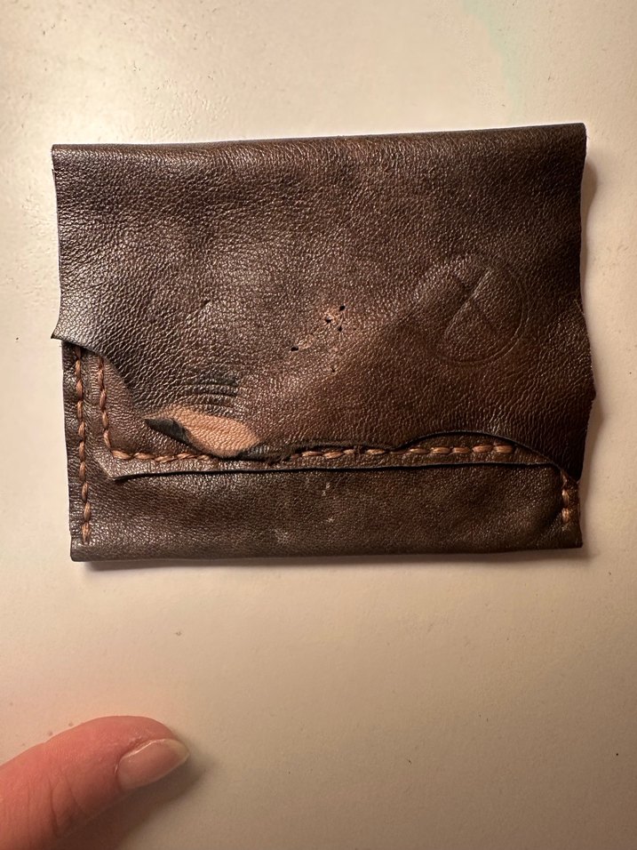 Kahverengi Vintage Cüzdan - Görsel 2