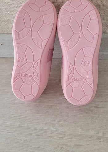 Bella kids Kız Çocuk Pembe Nakışlı Sıcak panduf - Görsel 3