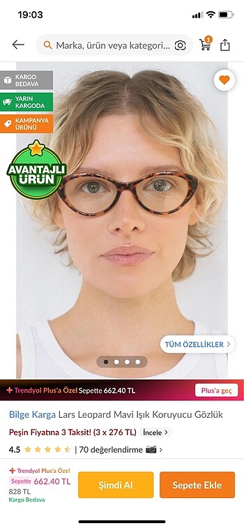 Mavi ekran koruyucu gözlük
