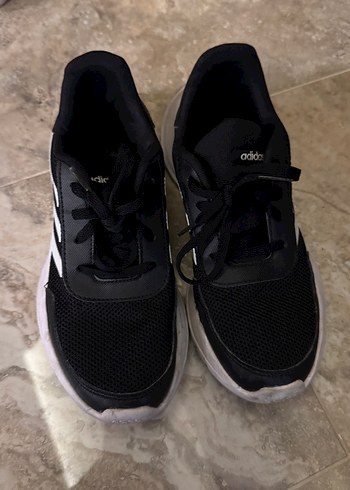 Adidas Siyah Kadın Spor Ayakkabı Velcro