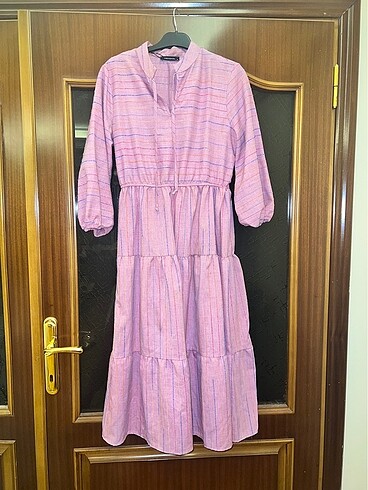 Milla baharlık pembe elbise 