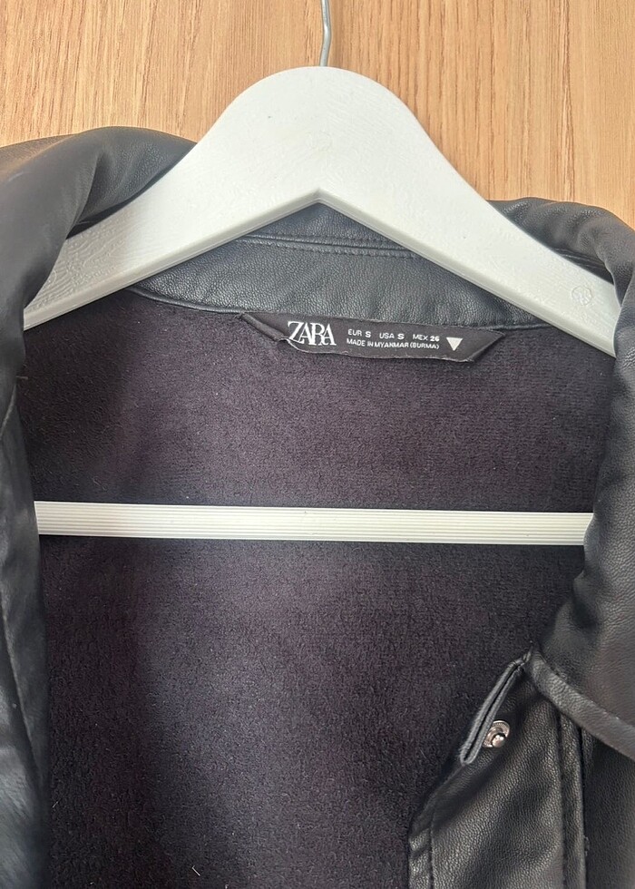 ZARA DERİ CEKET - Görsel 4