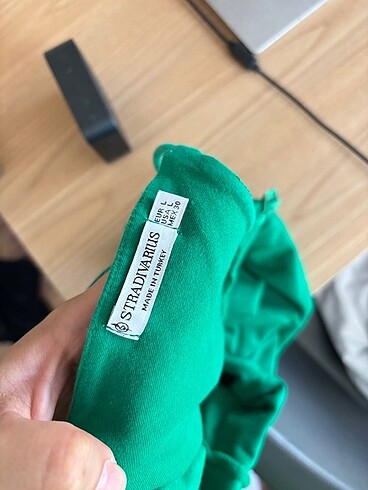 Stradivarius STRADIVARIUS YEŞİL CROP