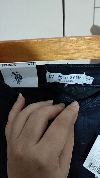 38 Beden lacivert Renk USPA likralı pantalon
