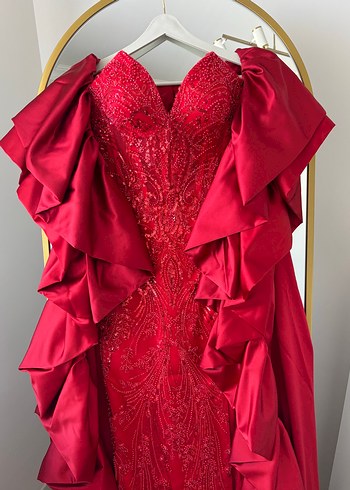 Kırmızı kına elbisesi - Görsel 7