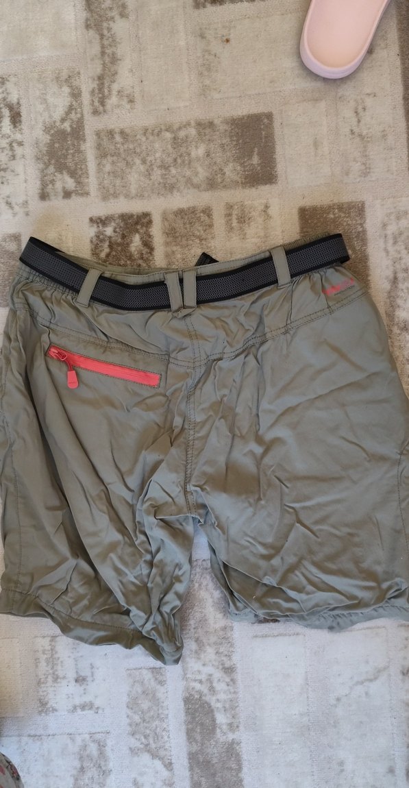 Gri Kemerli Erkek Kısa Şort - Görsel 5