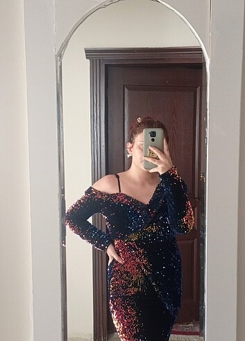 Zara Payetli elbise