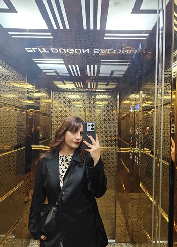 Siyah  diz üstü deri gibi trençkot - Görsel 3