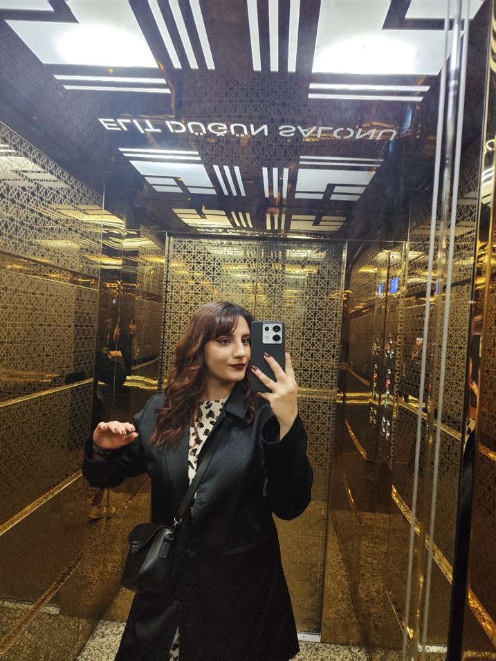 Siyah  diz üstü deri gibi trençkot - Görsel 2