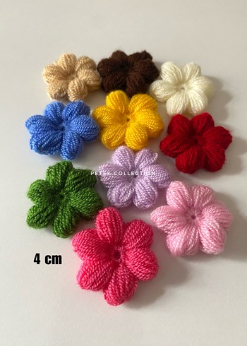 Beden Örgü papatya çiçek motif