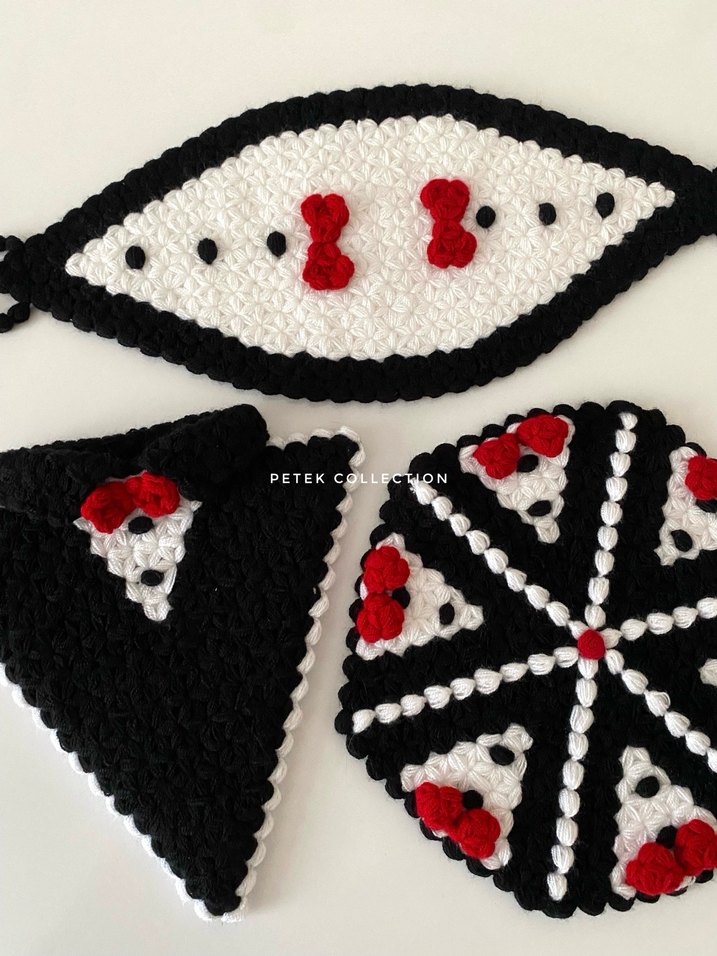 Çeyizlik Örgü Damat Banyo Lifi - Görsel 3