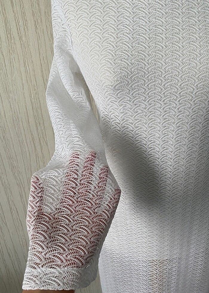 Tül pareo elbise trasparan elbise - Görsel 2