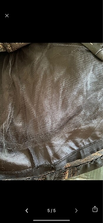 Tafta abiye elbise - Görsel 5