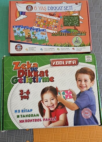 Yükselen Zeka 3-6 yaş Zeka Dikkat Seti