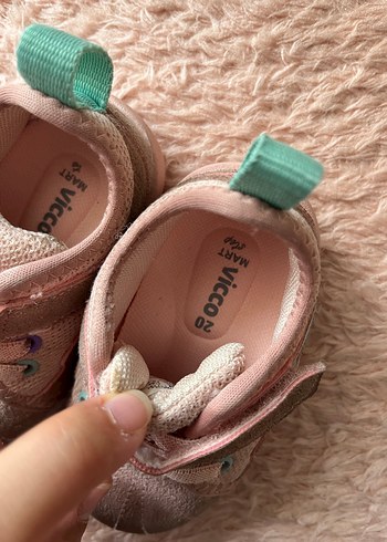 Pembe Kız Çocuk Velcro Spor Ayakkabı