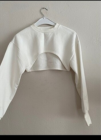 Zara crop sweatshirt 