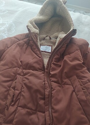 4 Yaş Beden Erkek çocuk zara kahverengi kaban